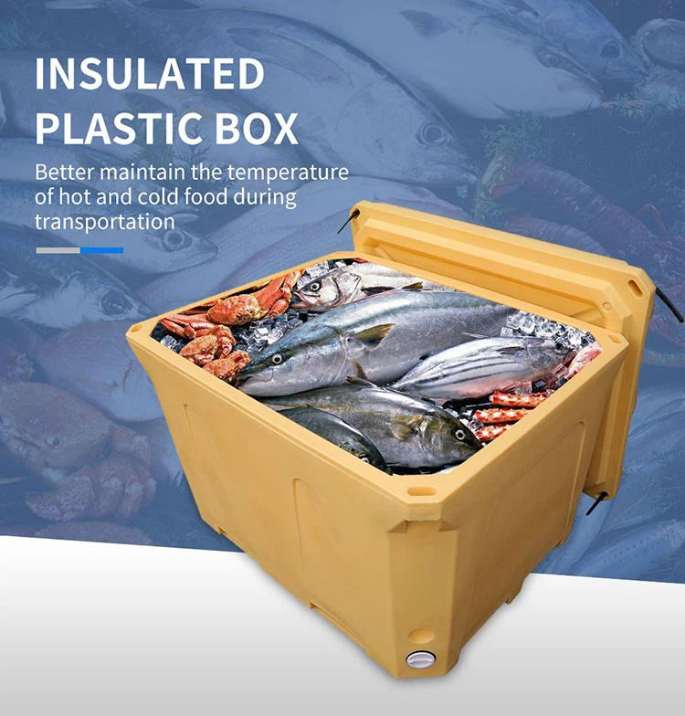 Seafood use insulated tub Seafood use insulated tub